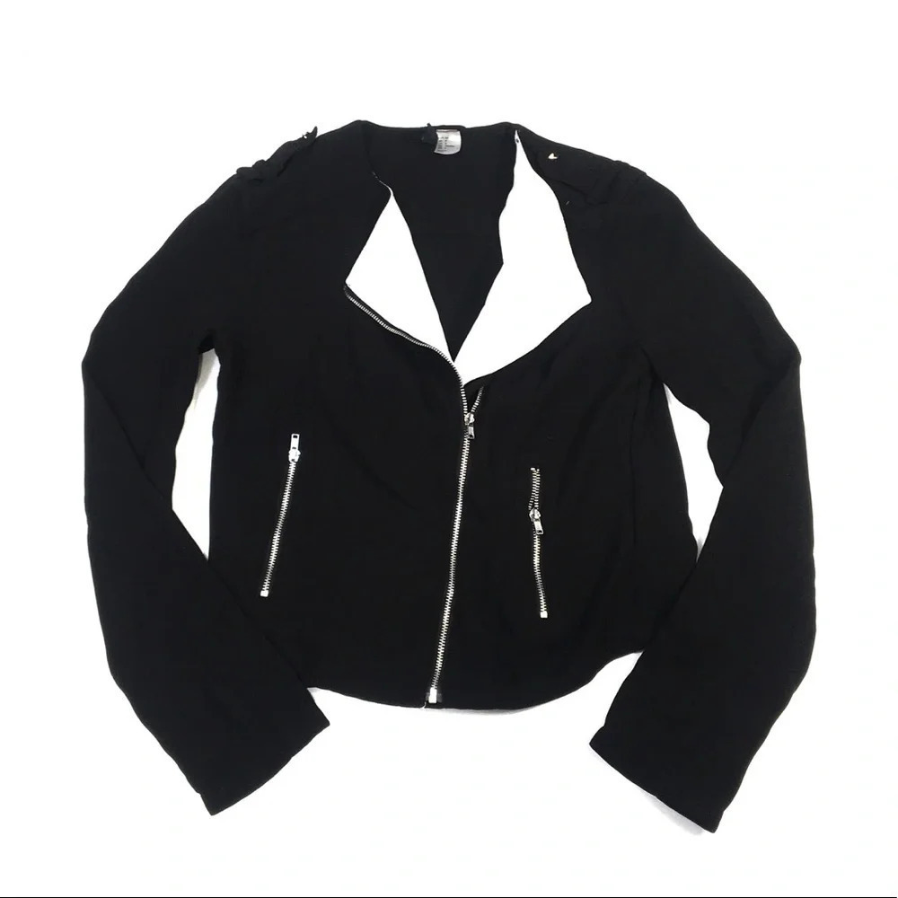 Women’s H&M Divided Side zipper Trendy Jacket 4